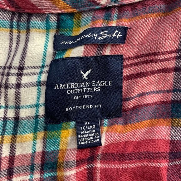 AEO Ahh-mazingly Soft Boyfriend Shirt XL - Picture 3 of 7